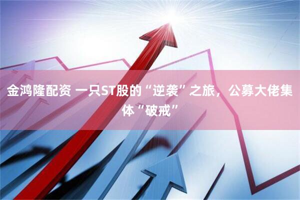 金鸿隆配资 一只ST股的“逆袭”之旅，公募大佬集体“破戒”